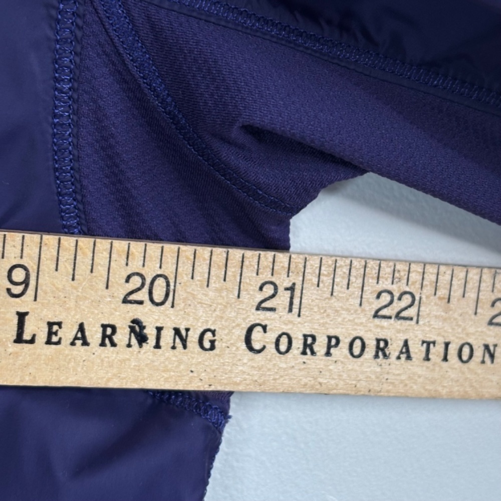 Lululemon Windbreaker 10 Pedal Power Wind Shirt Dense Purple Cycling Travel Zip - Picture 14 of 16